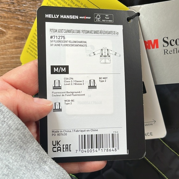 NWT Helly Hansen Potsdam 3 in 1 Hi Vis Parka - Picture 7 of 12